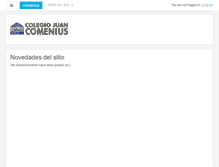 Tablet Screenshot of moodle.comenius.es