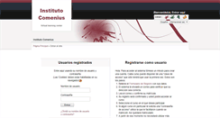 Desktop Screenshot of cursos.comenius.edu.mx