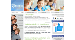 Desktop Screenshot of comenius.hu