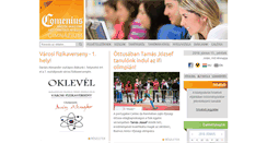 Desktop Screenshot of gimnazium.comenius.hu